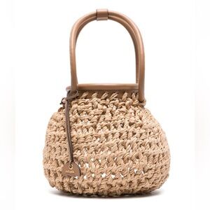 Cult Gaia Enya Interwoven Tote Bag